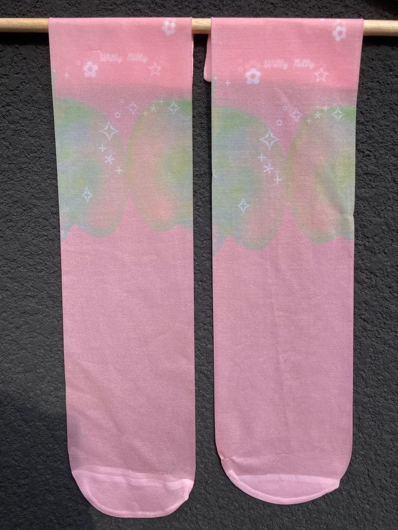 [Made] Green ceremony long socks