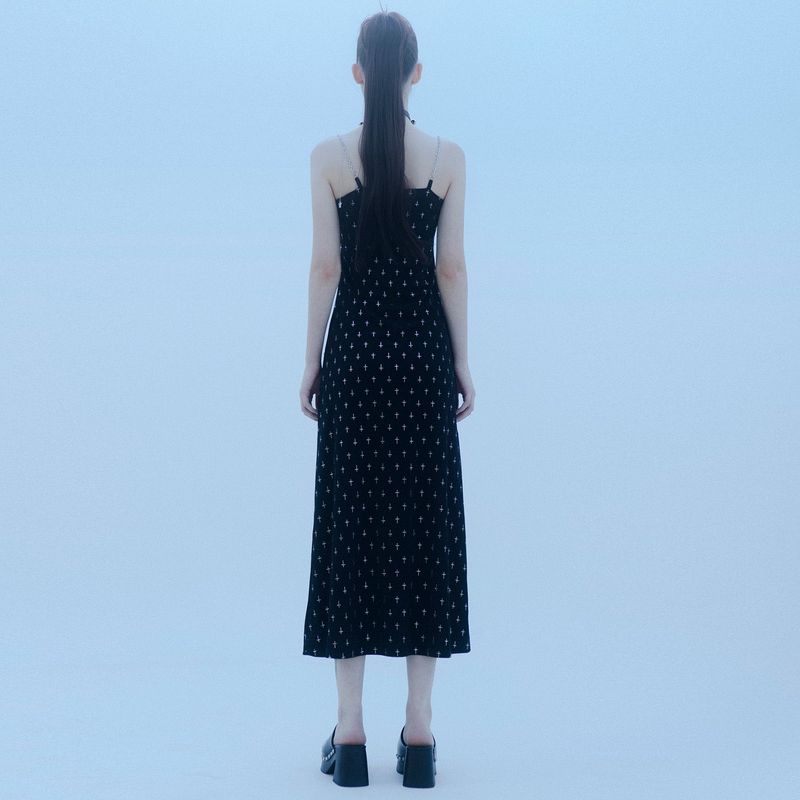 1 2 chain shoulder strap cross dress