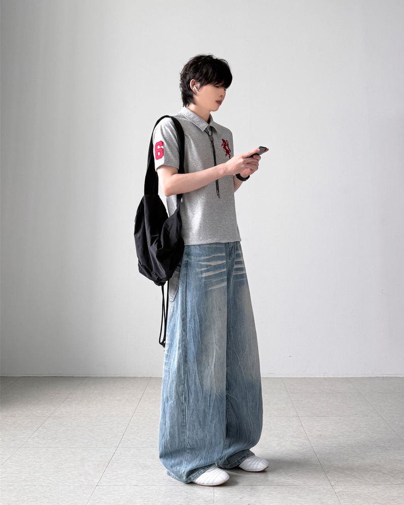 Maive Half Collar T-Shirt