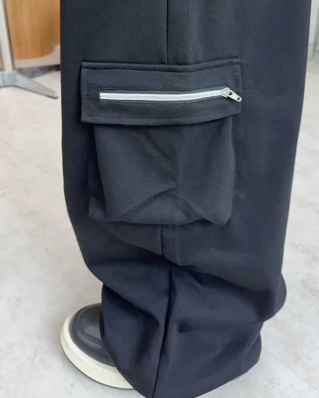 Diven Zipper Cargo Training Pants