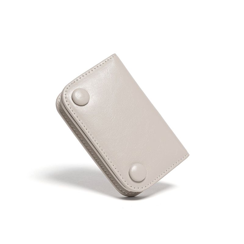 LE MASQUE(ルマスク)の「DOT Compact Card Wallets warm gray(Smartphone Accessories)」