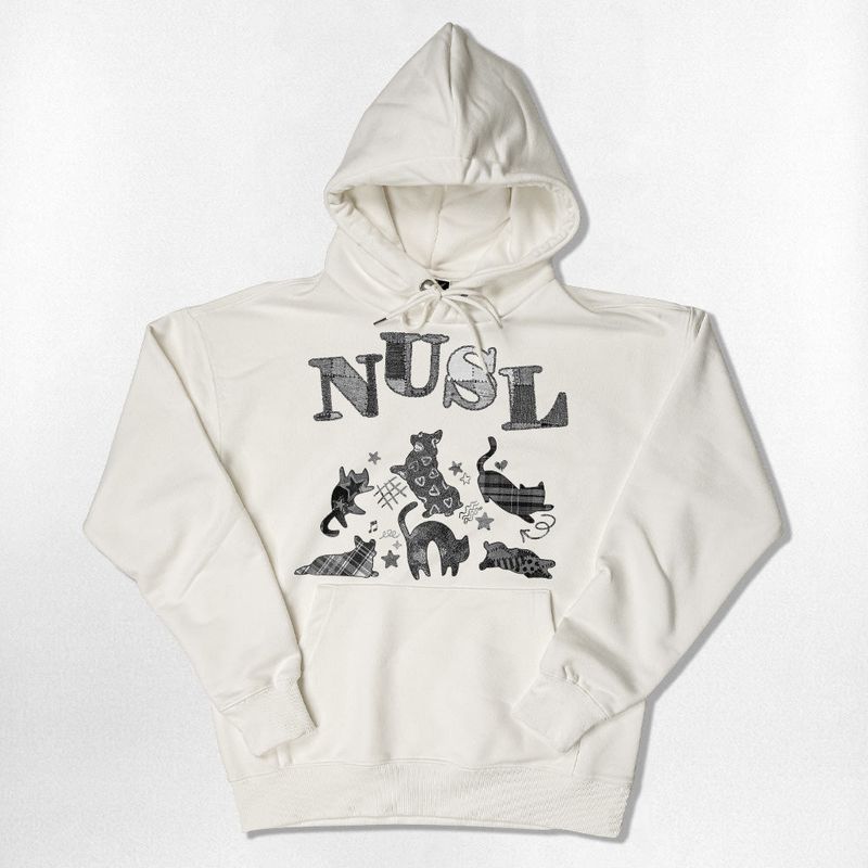 Patch Printing Over-fit Hoodie - 5COLOR