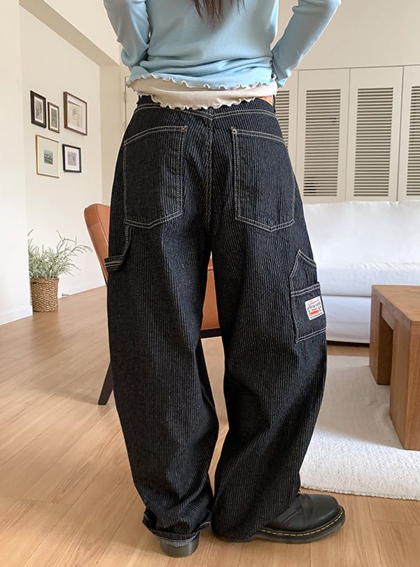 JAZZ THE ORDER(ジャズ ザ オーダー)の「WORK STRIPE BALLOON JEANS(Pants)」