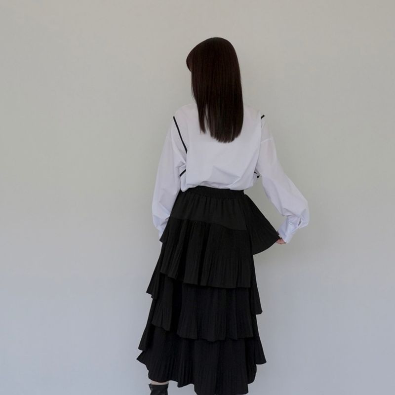 unique frill skirt