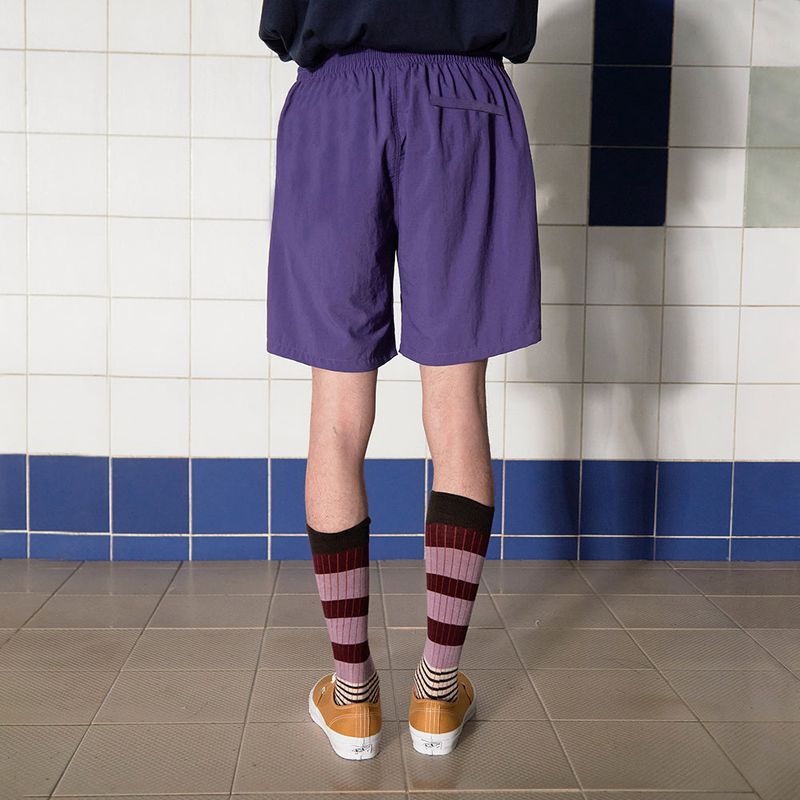 LOGO NYLON SHORT / PURPLE