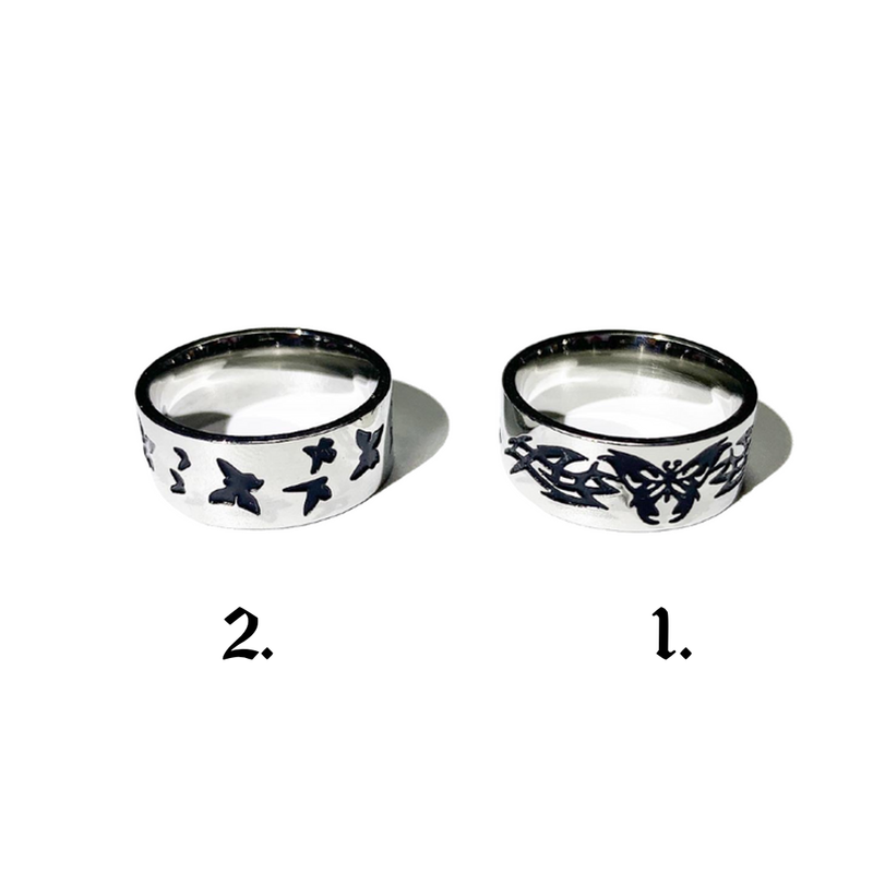 Bold Butterfly ring (2type)