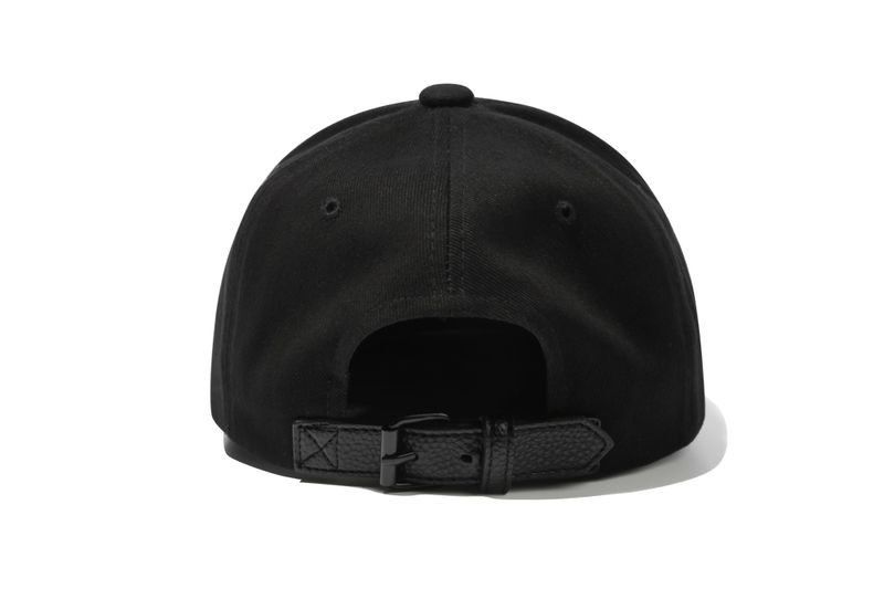 RECENT LOGO STRAP BALL CAP_BLACK