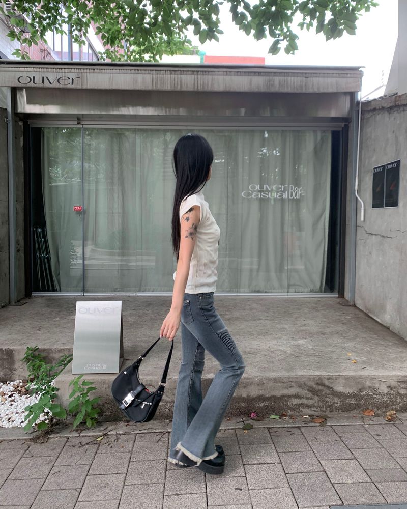 グラブブーツカットパンツ