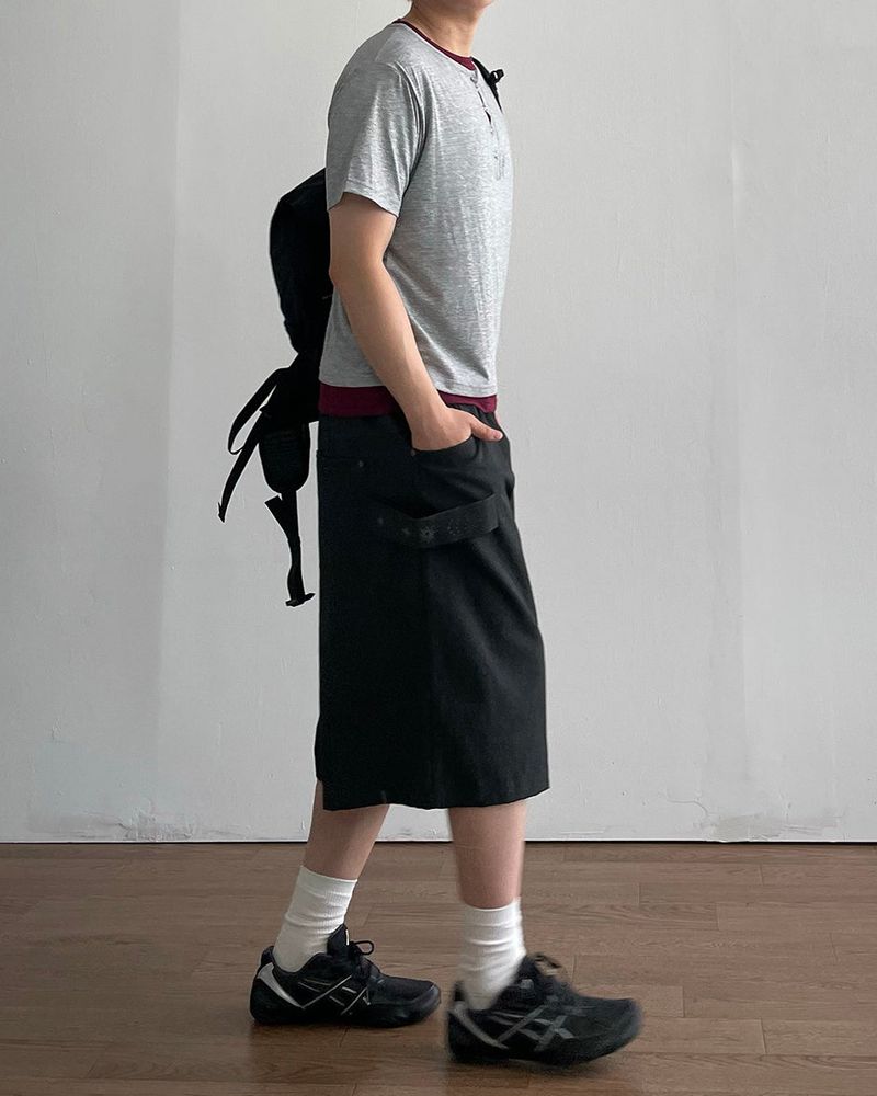 Solty Strap Bermuda Pants