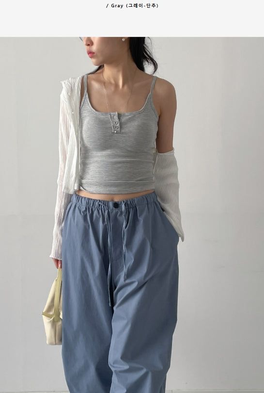 INCHANT ME(インチャントミー)の「Stripe Bra Top Sleeveless(Tops)」