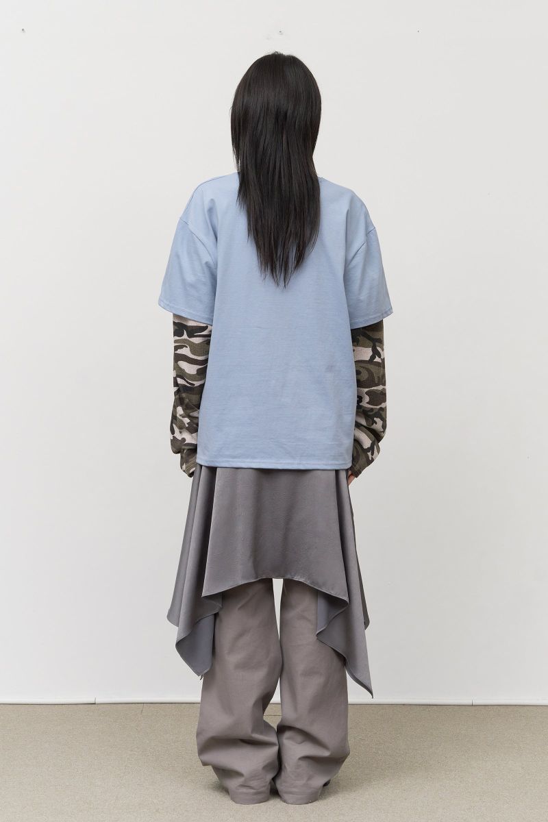 (W) Crack Satin Skirt