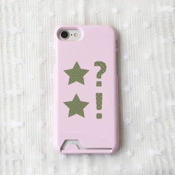 Youth Spirit（ユース スピリット）の「Dot Star Light Pink Card Wallet Glossy Hard Case（Smartphone Accessories）」
