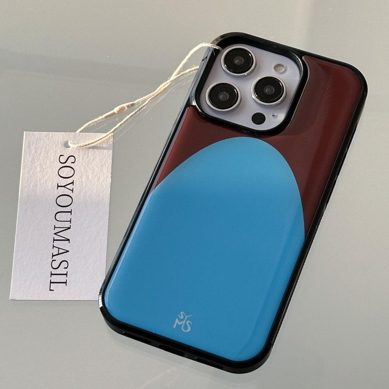 SOYOUMASIL（ソユマシル）の「ブラウンエッグエポキシバンパーケース（スマホグッズ/小物）」