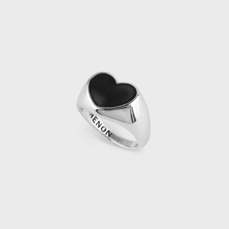 BLACK LOVE RNG SILVER925