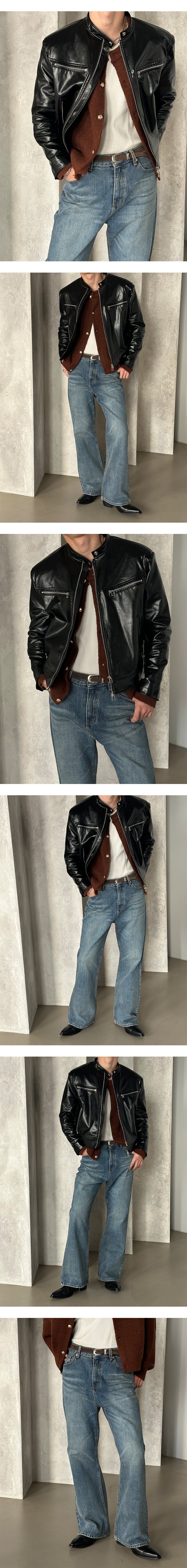 [Unisex] Daily flare denim pants
