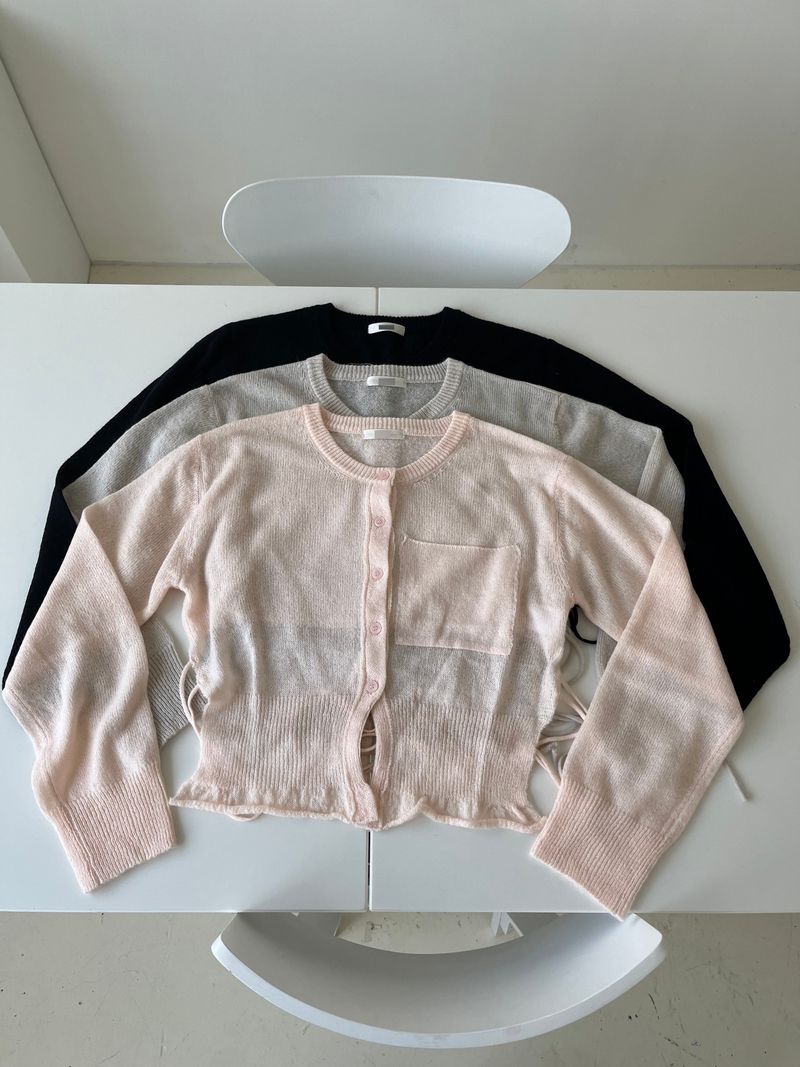 Mohair Backless Cardigan (3 colors)