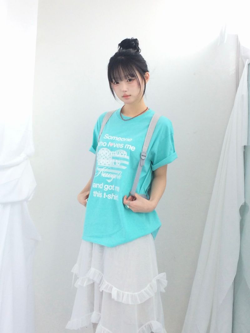エアリー シフォン レイヤード スカート