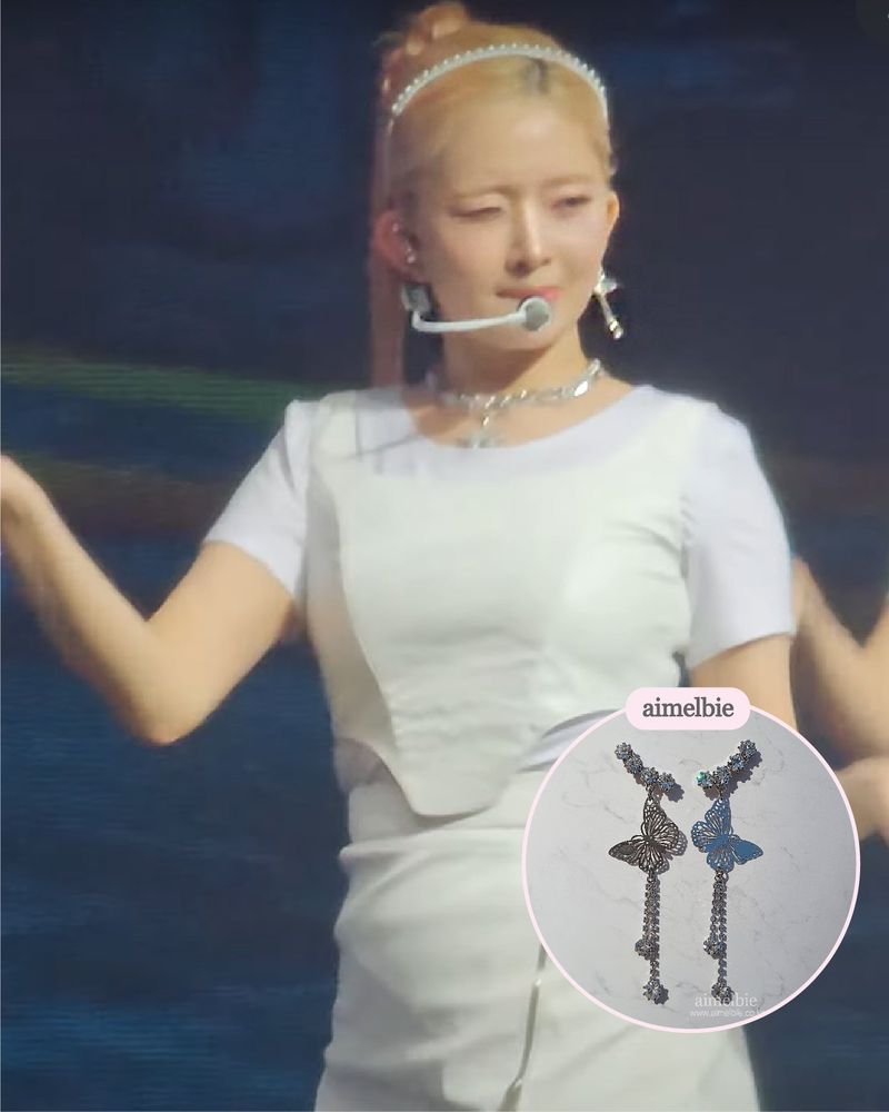  [IVE Rei, Choi Yena Earring] Butterfly Elf Queen Earring