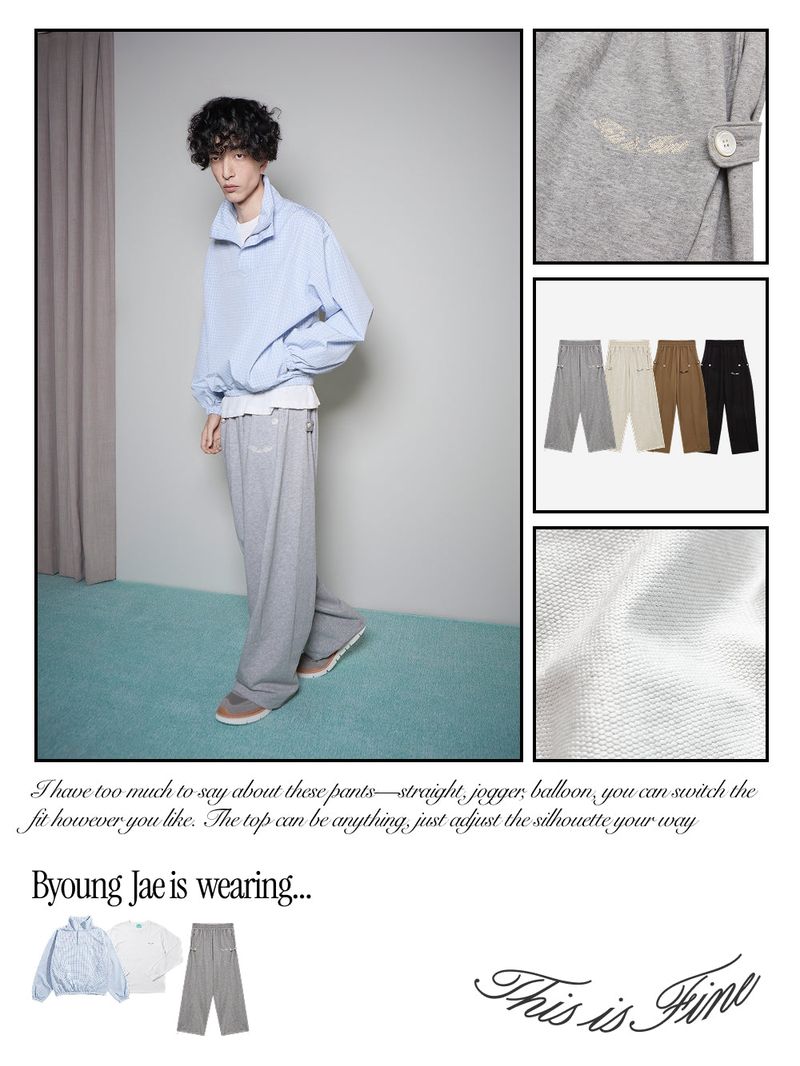 Button Sweatpants