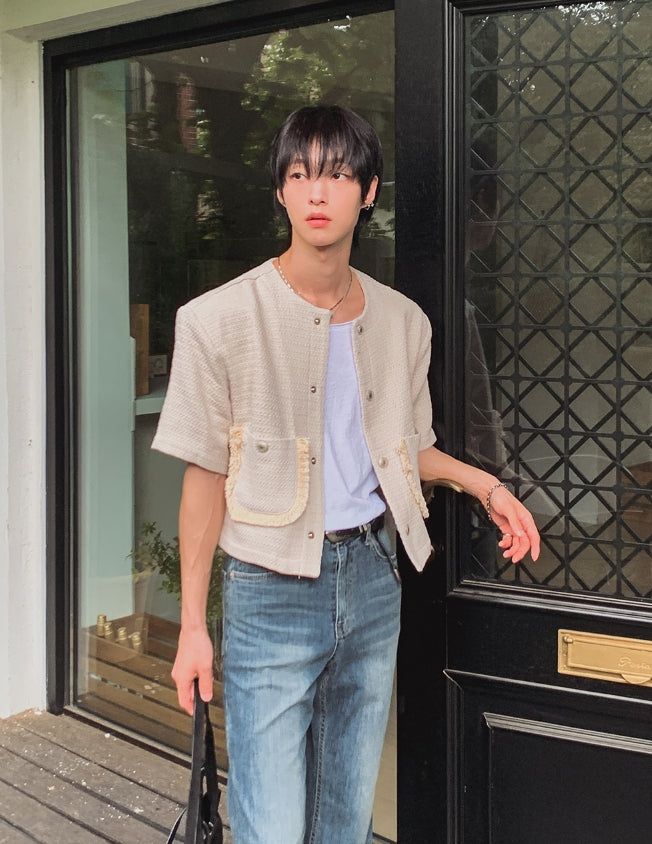 2PLAN（ツープラン）の「Sound Snap Tweed Jacket（Jackets/Outerwear）」