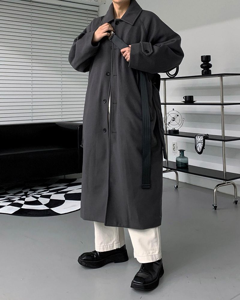 SK Maison Wool Mac Coat (2 colors)