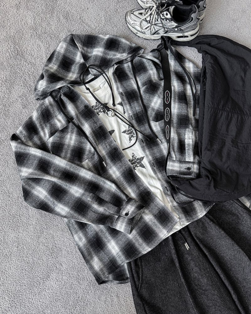 Crown Check Hood Shirts