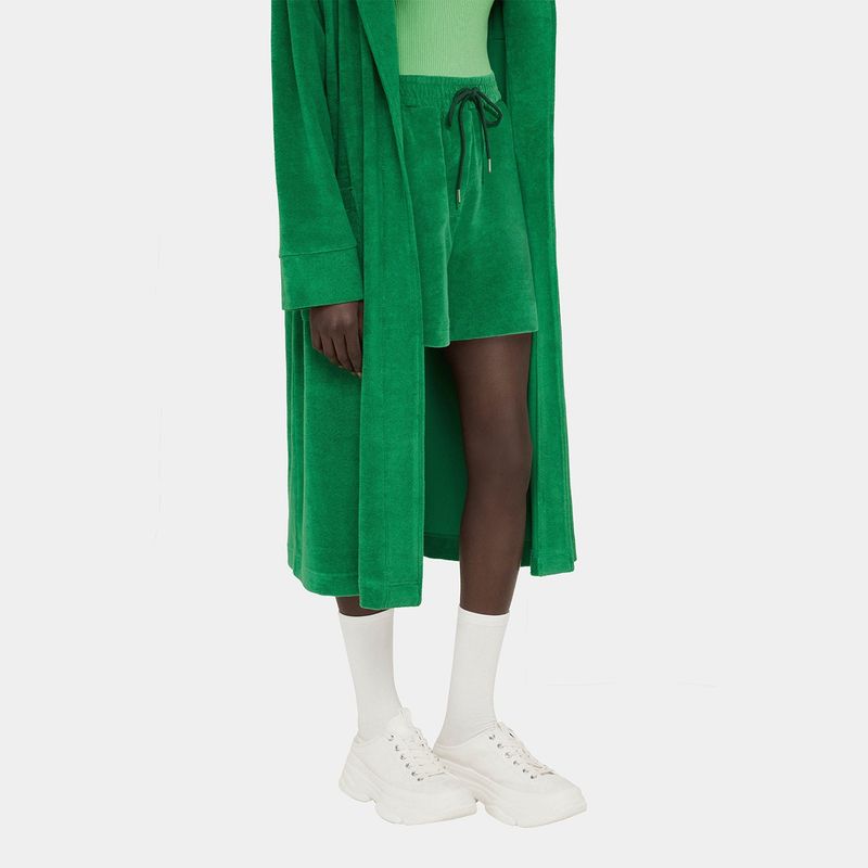 COMFY TERRY ROBE SETS_GREEN