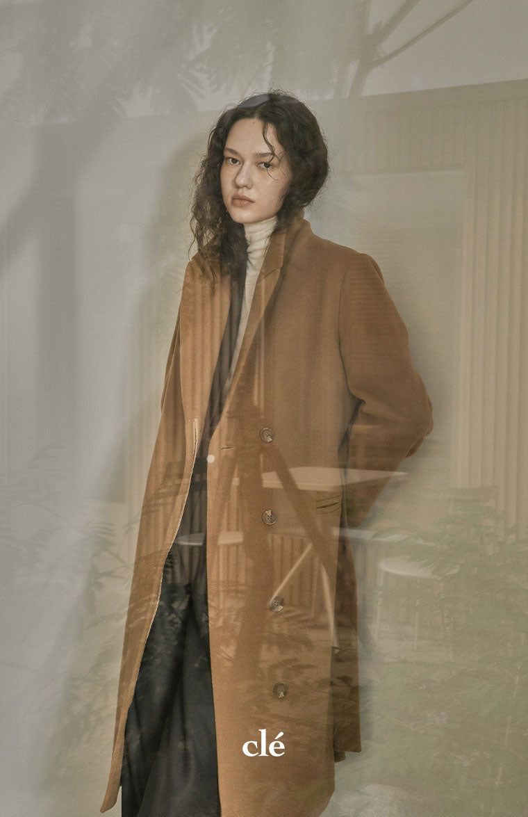 ASYM COAT_CAMEL