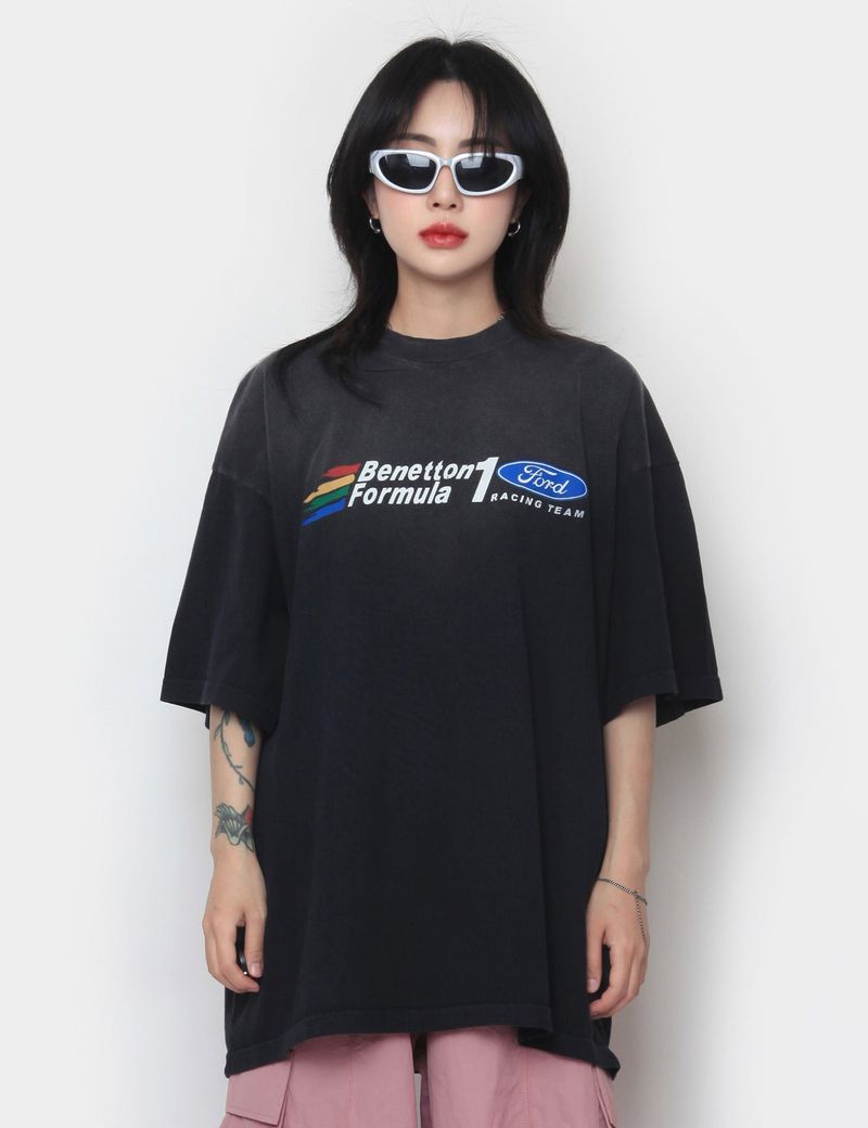 nutellike(ヌテールライク)の「Benettone Washing Short-Sleeved T-Shirt(Tops)」
