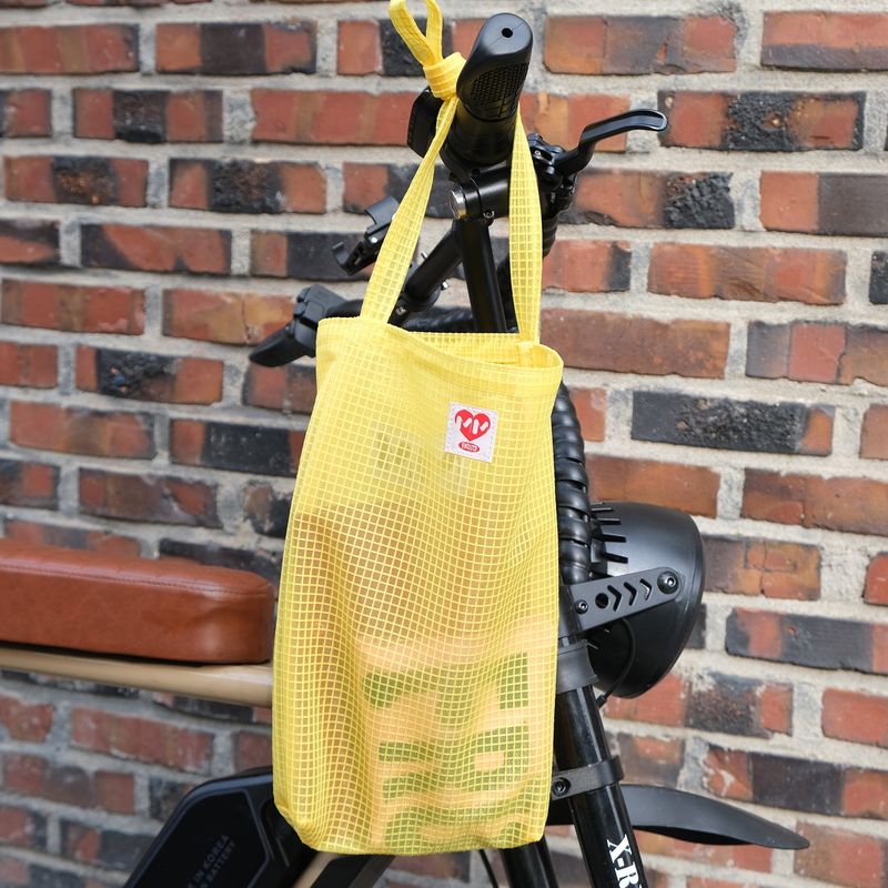 [MINMIN] USEFUL NYLON BAG (SUN YELLOW)
