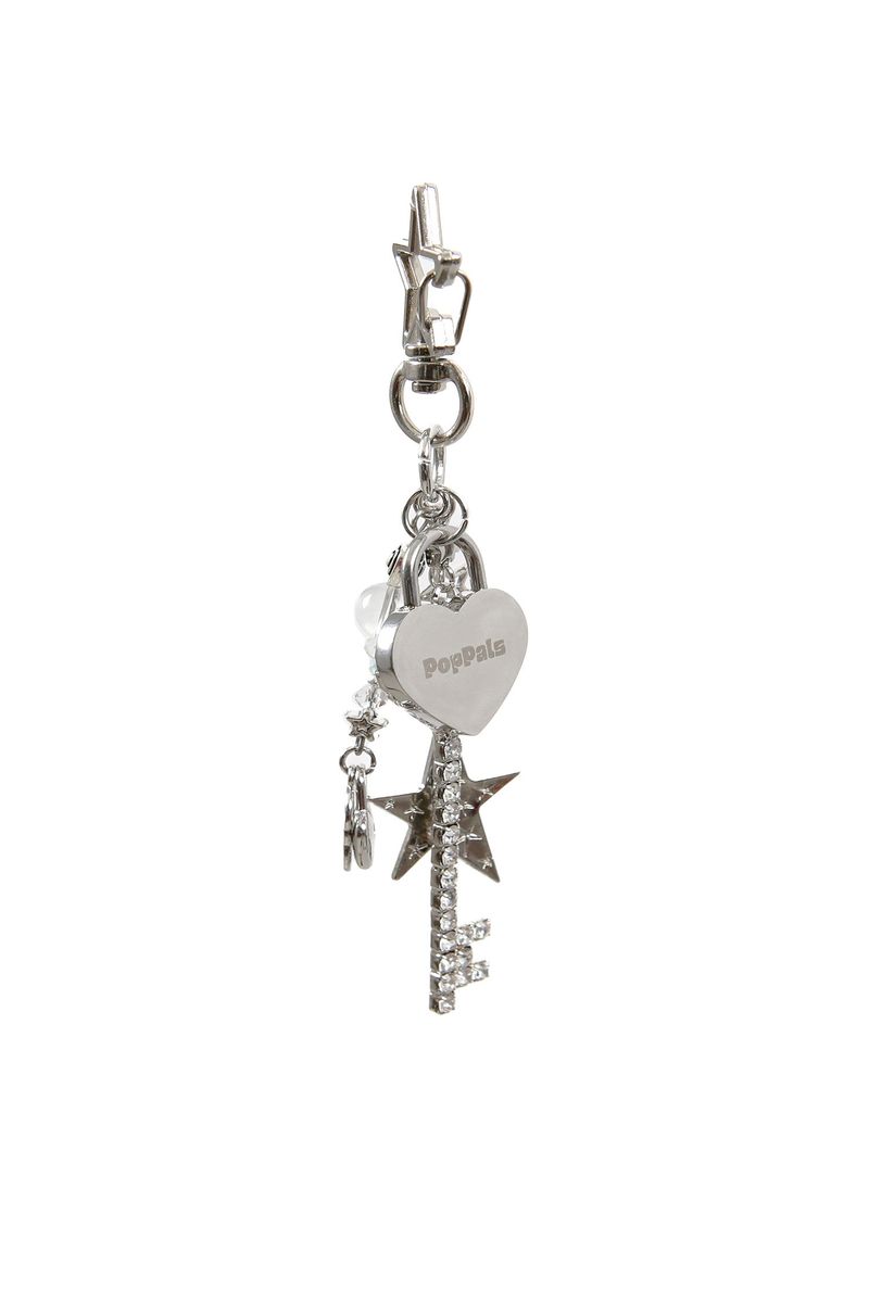Starry Love Lock keyring