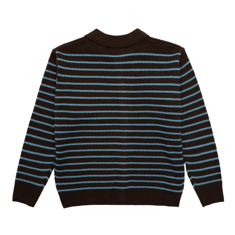 TOURS STRIPE KNIT CARDIGAN (UNISEX)
