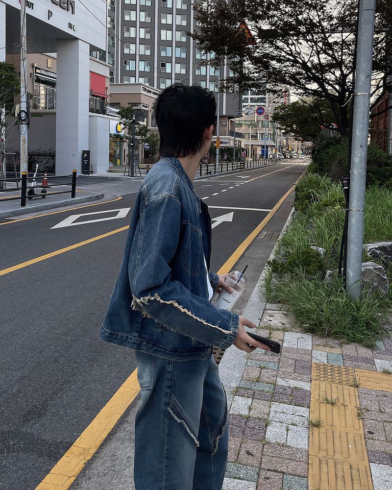 HD County Slit Denim Jacket