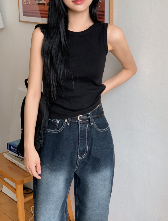 DEVELOP Print Denim Wide Pants