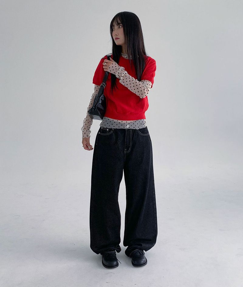 [GRB] Tyld non-fade wide denim (natural)