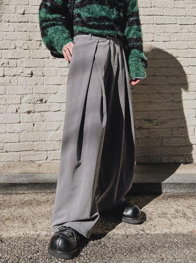 Light maxi wide slacks