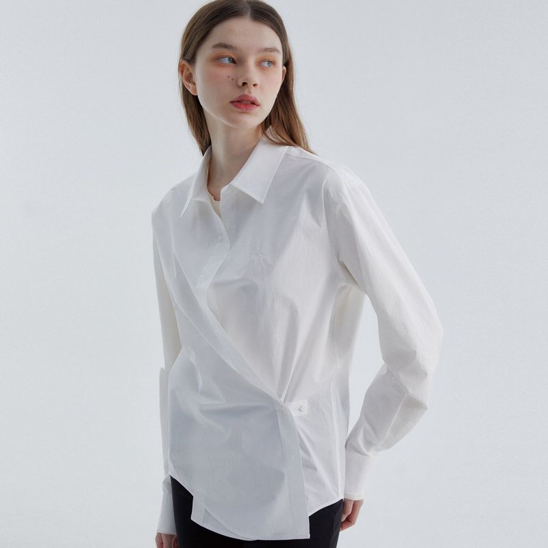 RAVEROUS(レイバロス)の「RVS Wrap Shirts White(Tops)」
