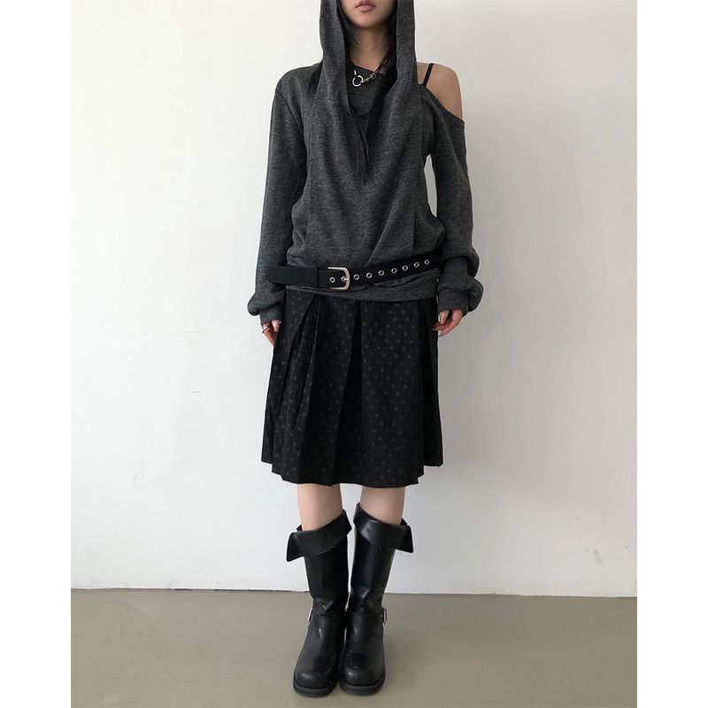 Dot Midi Skirt