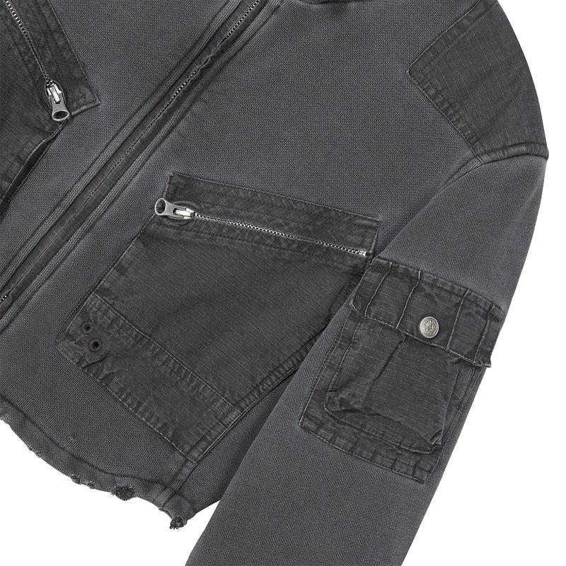 [24SS LSD COLLECTION] Cotton Zip-up Cargo Jacket 