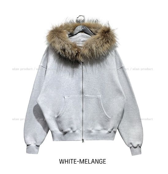 Rico Brushed Fur Two Way Hood Zip-Up