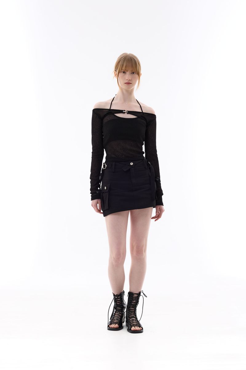 MANON OFF-SHOULDER SET / BLACK
