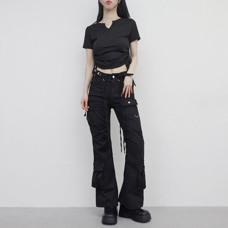 Family Cargo Bootcut Pants