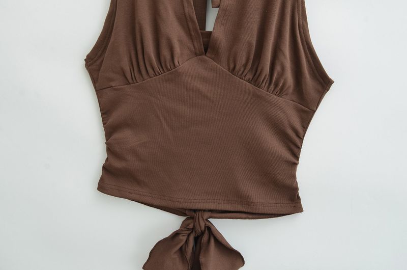 Lena Tie Halter Top