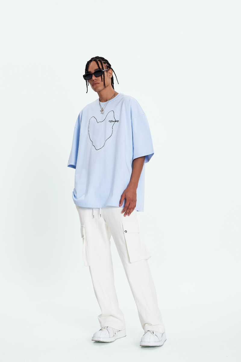 Overfit Line Drawing T-Shirt