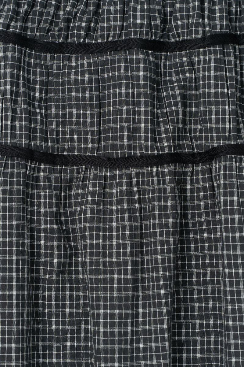 Plain band skirt_check