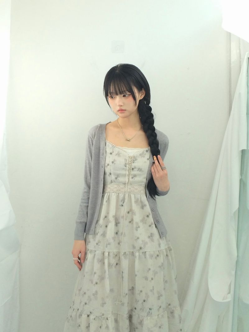 Semi-balloon pocket cotton pants
