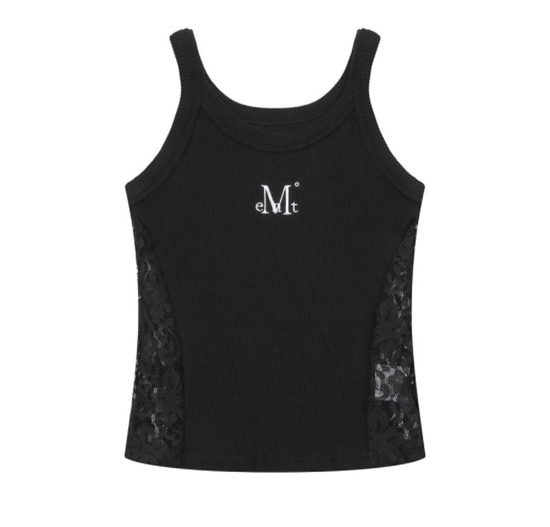 LUCIA LACE PANEL SLIM SLEEVELESS (3COLOR)