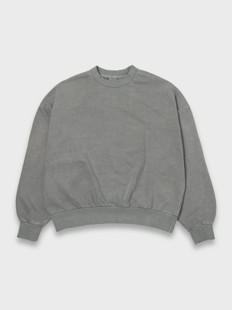stockholm syndrome(ストックホルムシンドローム)の「BASIC SWEATSHIRT PIGMENT DYED - GREY(Tops)」