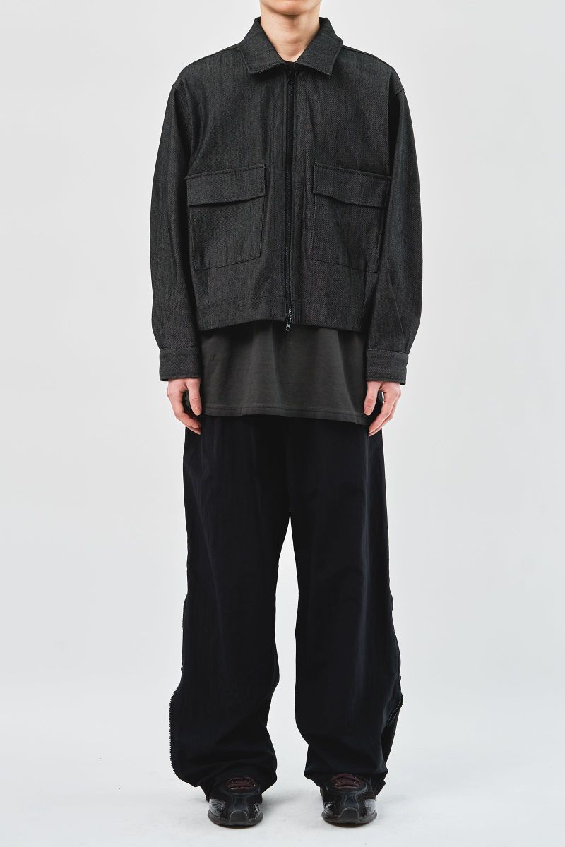 Mei Cropped Denim Jacket (2color)