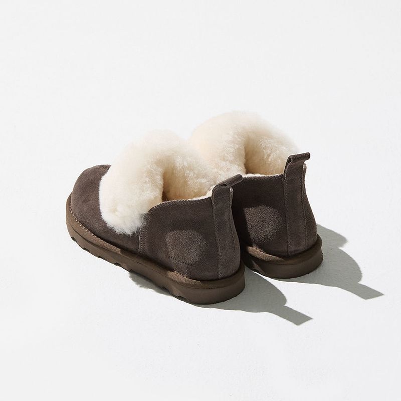 Toasty Fur Shoes - Brown